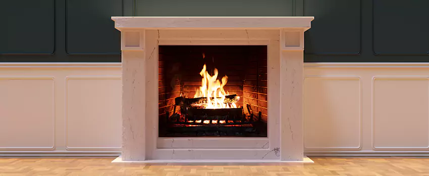 Open Flame Wood-Burning Fireplace Installation Services in Layton, Utah