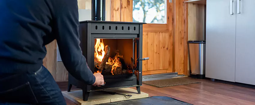 Open Hearth Wood Fireplace Installation in Layton, UT