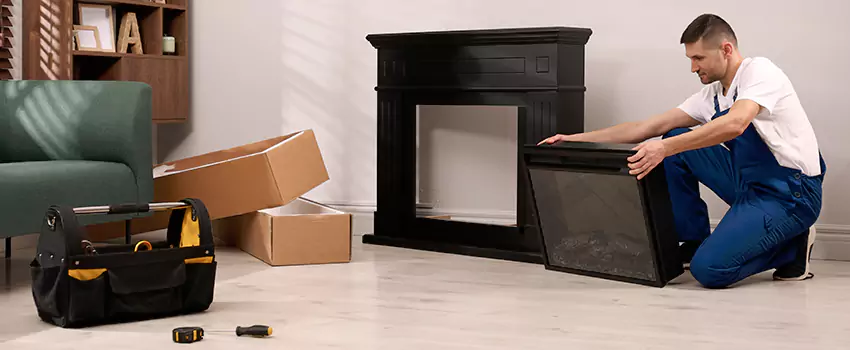 Old Rusted Metal Fireplace Repair And Replacement in Layton, UT