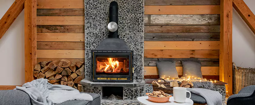 Thelin Hearth Products Direct Vent Gas Stove Fireplace Inspection in Layton, Utah